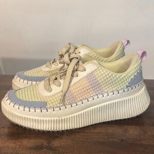 Nicole Miller Pastel Multicolor Sneakers